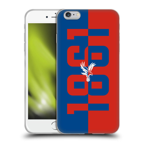 Crystal Palace FC Crest 1861 Soft Gel Case for Apple iPhone 6 Plus / iPhone 6s Plus