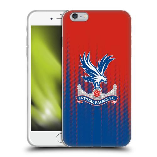 Crystal Palace FC Crest Halftone Soft Gel Case for Apple iPhone 6 Plus / iPhone 6s Plus