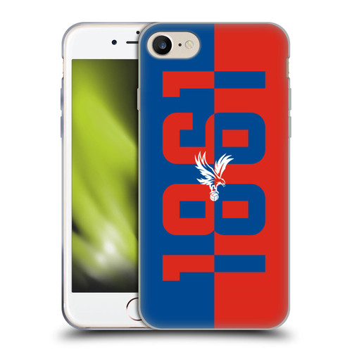 Crystal Palace FC Crest 1861 Soft Gel Case for Apple iPhone 7 / 8 / SE 2020 & 2022