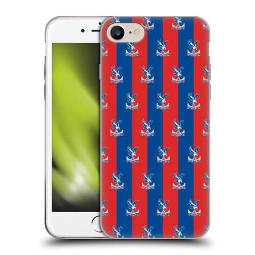 Crystal Palace FC Crest Pattern Soft Gel Case for Apple iPhone 7 / 8 / SE 2020 & 2022