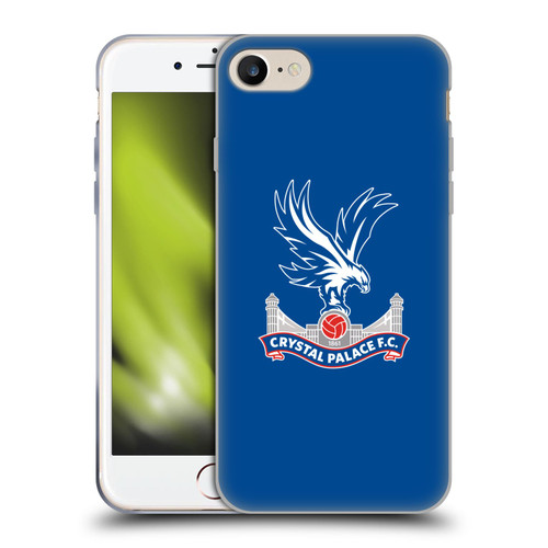 Crystal Palace FC Crest Plain Soft Gel Case for Apple iPhone 7 / 8 / SE 2020 & 2022