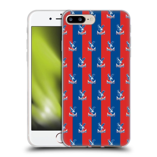 Crystal Palace FC Crest Pattern Soft Gel Case for Apple iPhone 7 Plus / iPhone 8 Plus