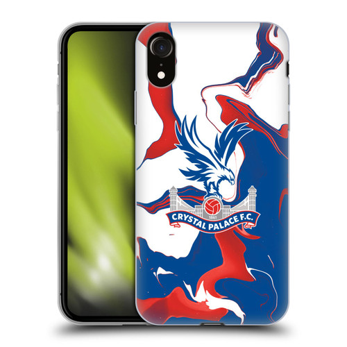 Crystal Palace FC Crest Marble Soft Gel Case for Apple iPhone XR