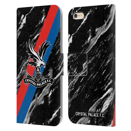 Crystal Palace FC Crest Black Marble Leather Book Wallet Case Cover For Apple iPhone 6 Plus / iPhone 6s Plus