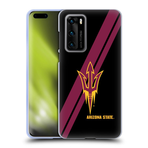 Arizona State University ASU Arizona State University Stripes Soft Gel Case for Huawei P40 5G