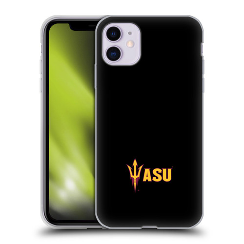 Arizona State University ASU Arizona State University Sun Devils Soft Gel Case for Apple iPhone 11