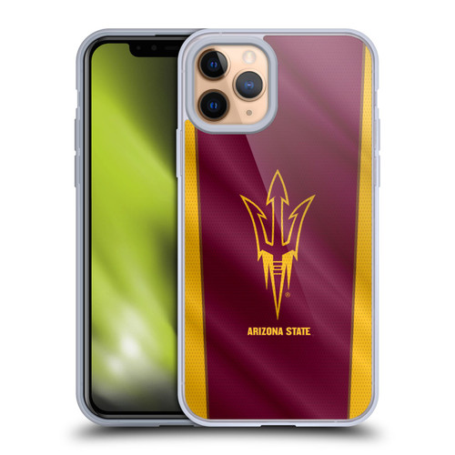 Arizona State University ASU Arizona State University Banner Soft Gel Case for Apple iPhone 11 Pro