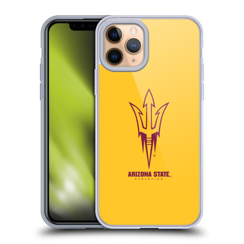 Arizona State University ASU Arizona State University Plain Soft Gel Case for Apple iPhone 11 Pro