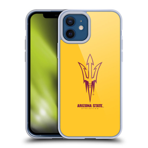 Arizona State University ASU Arizona State University Plain Soft Gel Case for Apple iPhone 12 / iPhone 12 Pro