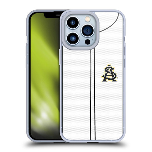 Arizona State University ASU Arizona State University Baseball Jersey Soft Gel Case for Apple iPhone 13 Pro