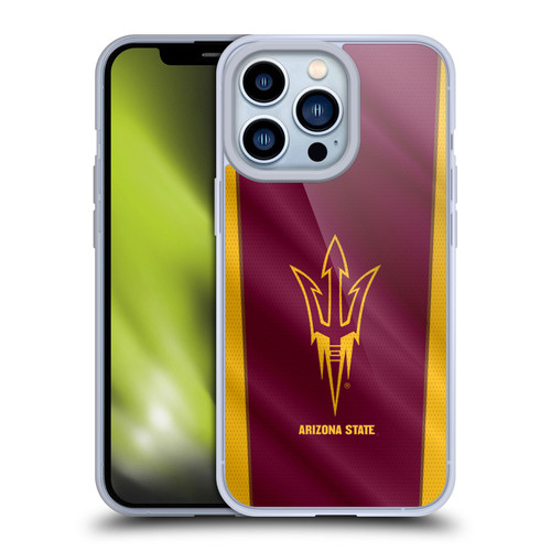 Arizona State University ASU Arizona State University Banner Soft Gel Case for Apple iPhone 13 Pro