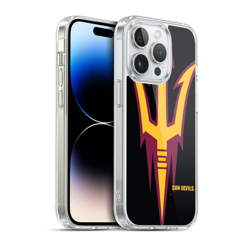 Arizona State University ASU Arizona State University Oversized Icon Soft Gel Case for Apple iPhone 13 Pro