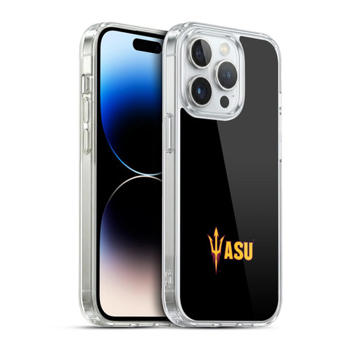 Arizona State University ASU Arizona State University Sun Devils Soft Gel Case for Apple iPhone 13 Pro