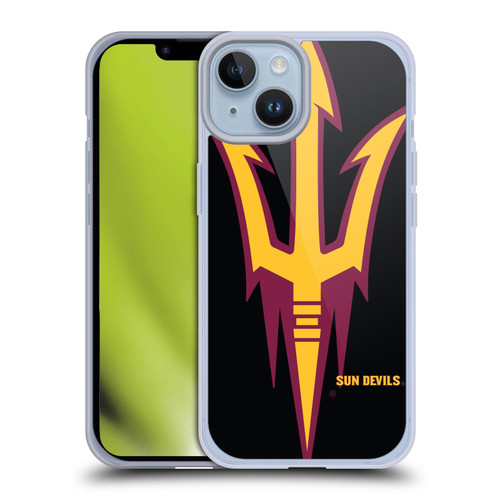 Arizona State University ASU Arizona State University Oversized Icon Soft Gel Case for Apple iPhone 14