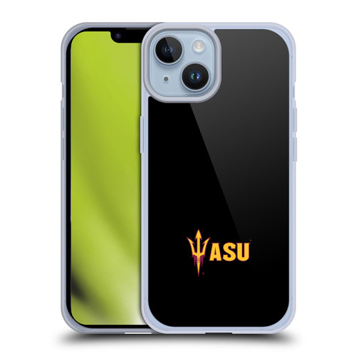 Arizona State University ASU Arizona State University Sun Devils Soft Gel Case for Apple iPhone 14