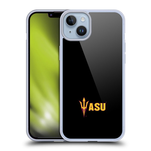 Arizona State University ASU Arizona State University Sun Devils Soft Gel Case for Apple iPhone 14 Plus