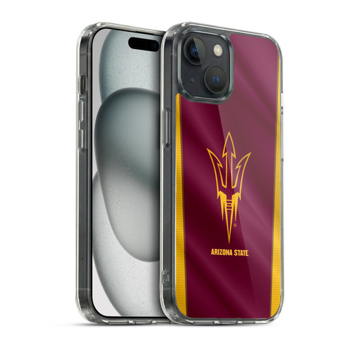 Arizona State University ASU Arizona State University Banner Soft Gel Case for Apple iPhone 15