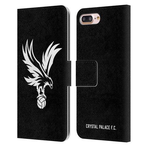 Crystal Palace FC Crest Eagle Grey Leather Book Wallet Case Cover For Apple iPhone 7 Plus / iPhone 8 Plus