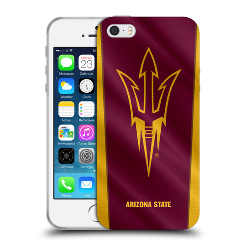 Arizona State University ASU Arizona State University Banner Soft Gel Case for Apple iPhone 5 / 5s / iPhone SE 2016