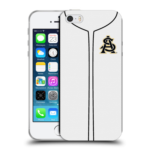 Arizona State University ASU Arizona State University Baseball Jersey Soft Gel Case for Apple iPhone 5 / 5s / iPhone SE 2016