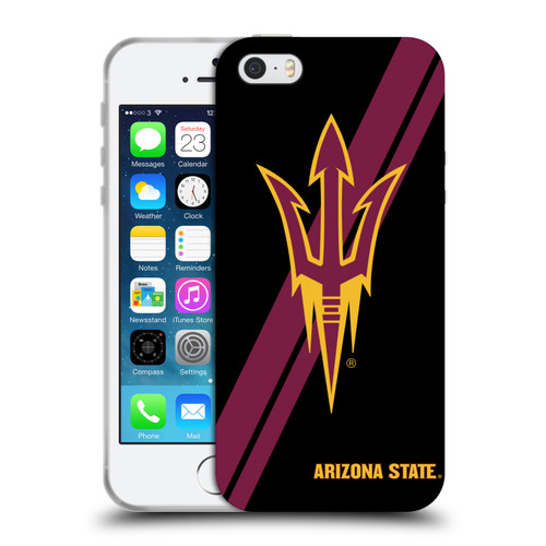 Arizona State University ASU Arizona State University Stripes Soft Gel Case for Apple iPhone 5 / 5s / iPhone SE 2016