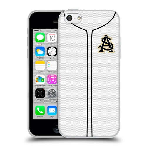 Arizona State University ASU Arizona State University Baseball Jersey Soft Gel Case for Apple iPhone 5c