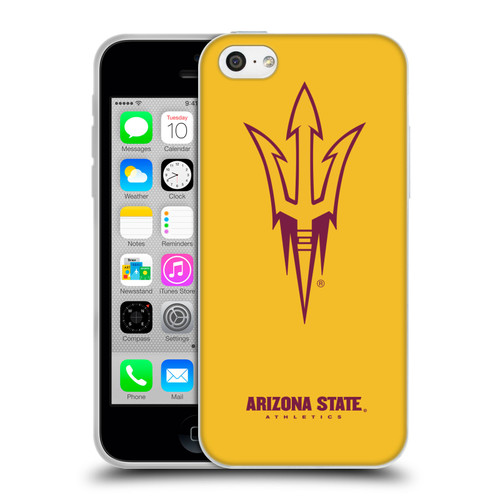 Arizona State University ASU Arizona State University Plain Soft Gel Case for Apple iPhone 5c