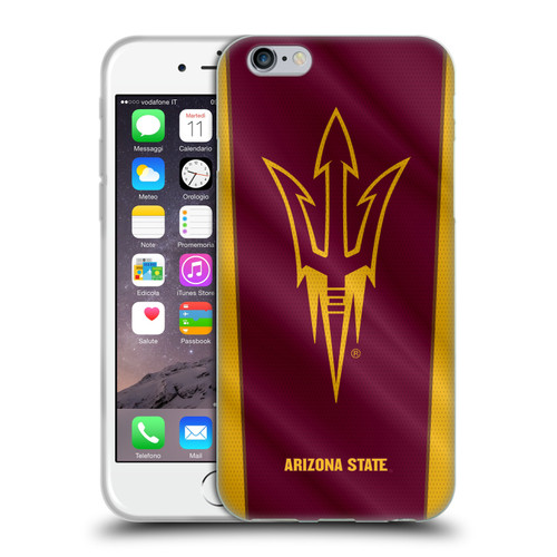 Arizona State University ASU Arizona State University Banner Soft Gel Case for Apple iPhone 6 / iPhone 6s