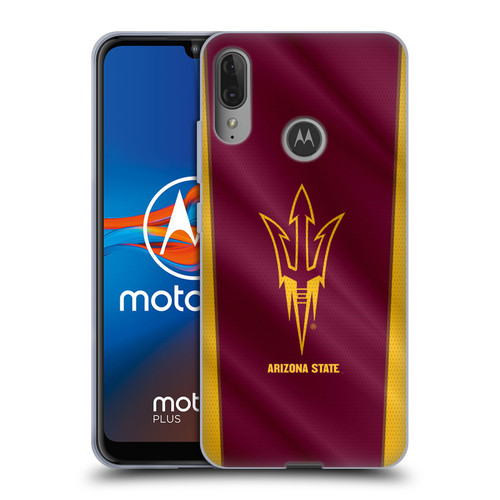 Arizona State University ASU Arizona State University Banner Soft Gel Case for Motorola Moto E6 Plus