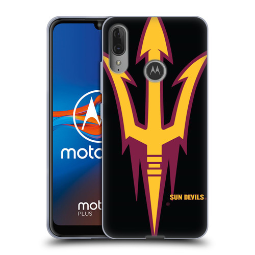 Arizona State University ASU Arizona State University Oversized Icon Soft Gel Case for Motorola Moto E6 Plus