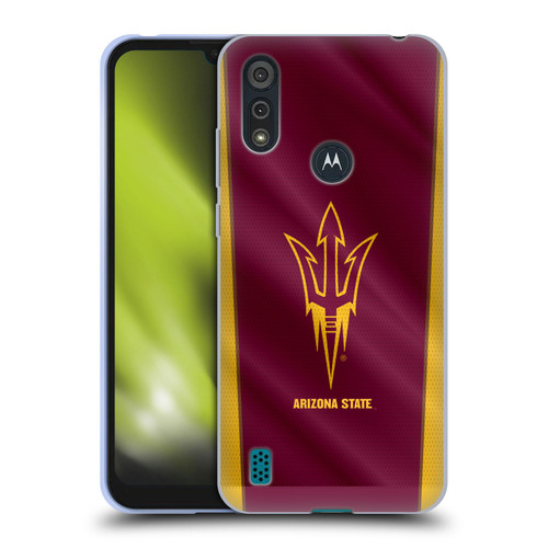 Arizona State University ASU Arizona State University Banner Soft Gel Case for Motorola Moto E6s (2020)