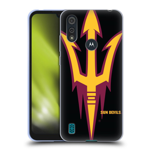 Arizona State University ASU Arizona State University Oversized Icon Soft Gel Case for Motorola Moto E6s (2020)