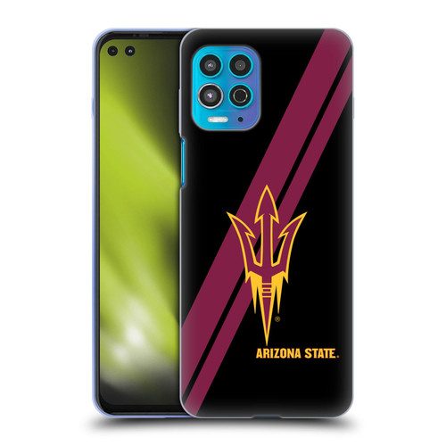 Arizona State University ASU Arizona State University Stripes Soft Gel Case for Motorola Moto G100