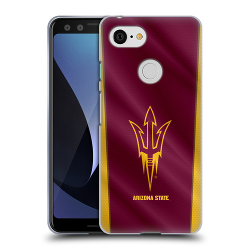 Arizona State University ASU Arizona State University Banner Soft Gel Case for Google Pixel 3