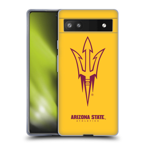 Arizona State University ASU Arizona State University Plain Soft Gel Case for Google Pixel 6a