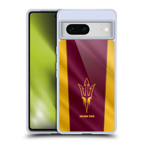 Arizona State University ASU Arizona State University Banner Soft Gel Case for Google Pixel 7