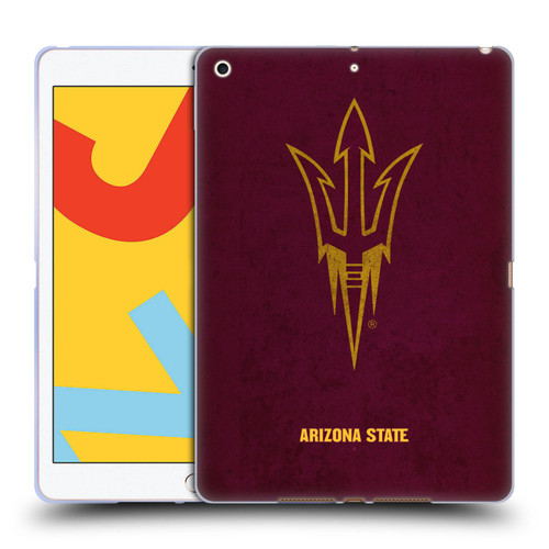 Arizona State University ASU Arizona State University Distressed Look Soft Gel Case for Apple iPad 10.2 2019/2020/2021
