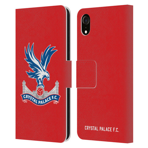 Crystal Palace FC Crest Eagle Leather Book Wallet Case Cover For Apple iPhone XR