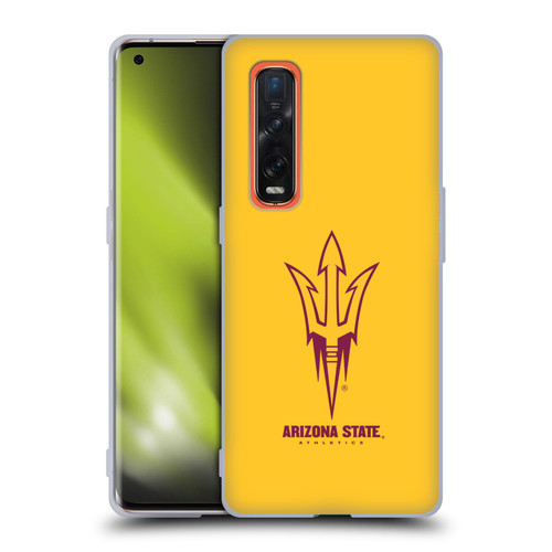 Arizona State University ASU Arizona State University Plain Soft Gel Case for OPPO Find X2 Pro 5G