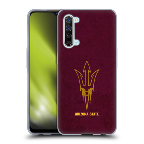 Arizona State University ASU Arizona State University Distressed Look Soft Gel Case for OPPO Find X2 Lite 5G