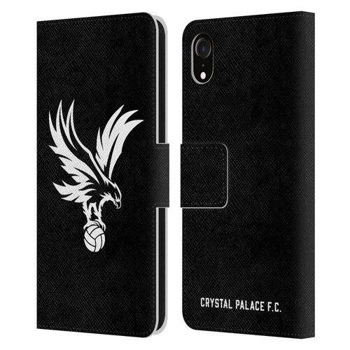Crystal Palace FC Crest Eagle Grey Leather Book Wallet Case Cover For Apple iPhone XR