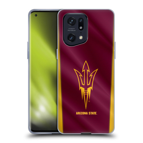 Arizona State University ASU Arizona State University Banner Soft Gel Case for OPPO Find X5 Pro