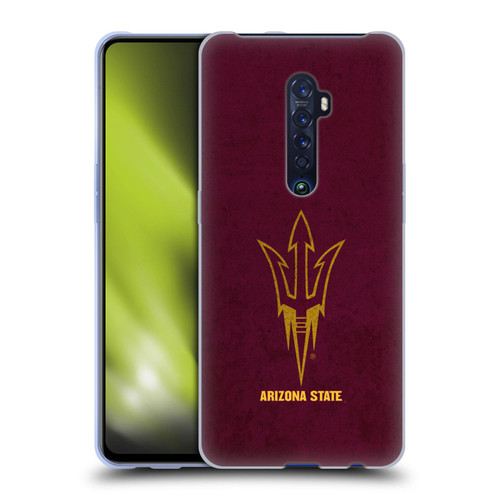 Arizona State University ASU Arizona State University Distressed Look Soft Gel Case for OPPO Reno 2