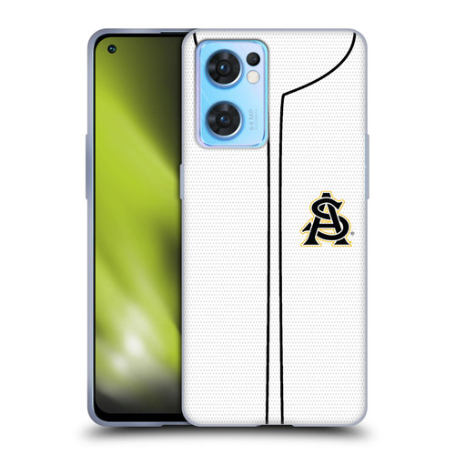 Arizona State University ASU Arizona State University Baseball Jersey Soft Gel Case for OPPO Reno7 5G / Find X5 Lite