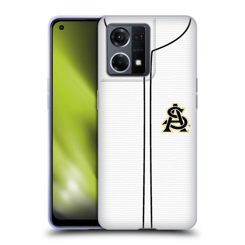Arizona State University ASU Arizona State University Baseball Jersey Soft Gel Case for OPPO Reno8 4G