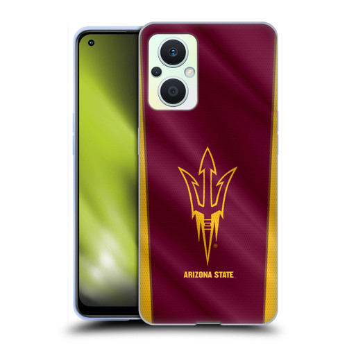 Arizona State University ASU Arizona State University Banner Soft Gel Case for OPPO Reno8 Lite