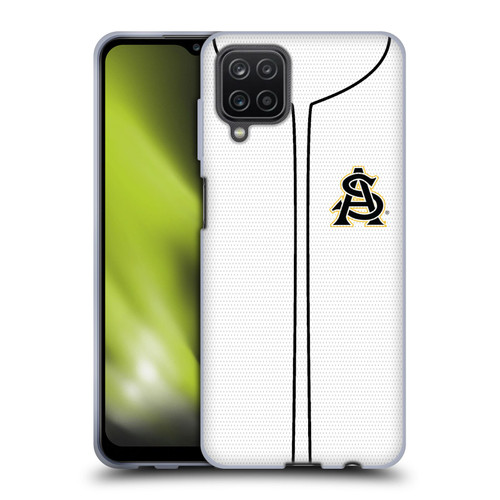 Arizona State University ASU Arizona State University Baseball Jersey Soft Gel Case for Samsung Galaxy A12 (2020)