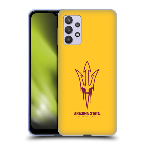 Arizona State University ASU Arizona State University Plain Soft Gel Case for Samsung Galaxy A32 5G / M32 5G (2021)