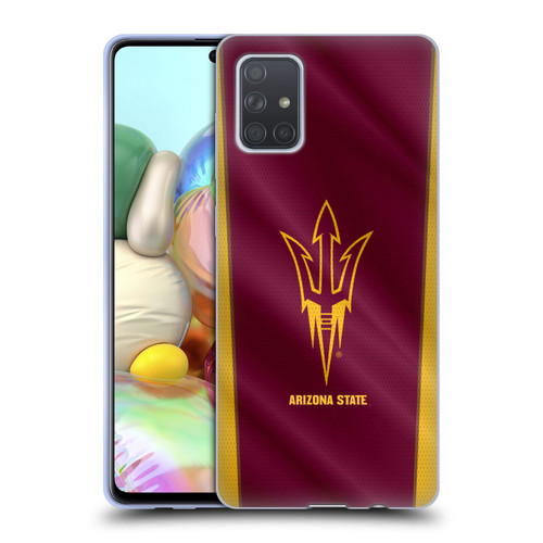 Arizona State University ASU Arizona State University Banner Soft Gel Case for Samsung Galaxy A71 (2019)