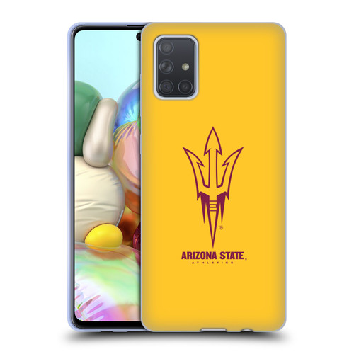 Arizona State University ASU Arizona State University Plain Soft Gel Case for Samsung Galaxy A71 (2019)